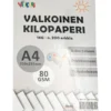 Kilopaperi A4 80 gsm valkoinen