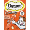 Kissanherkku Dreamies 4 x 10 g Creamy kanaa