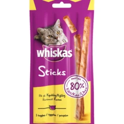 Kissanherkku 3 x 6 g Sticks kana