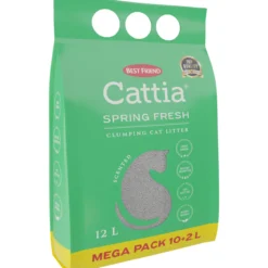 Kissanhiekka Best Friend 12 l Cattia Spring Fresh