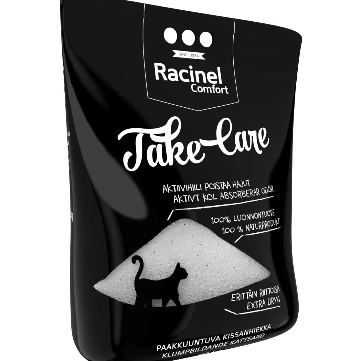 Kissanhiekka Racinel 15 kg Comfort Take Care