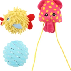 Kissan lelu Real Cat 3-pack Tropical Beach merenelävät
