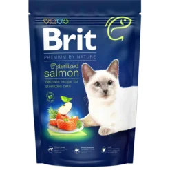Kissanruoka Brit Premium 1,5 kg lohta steriloiduille kissoille