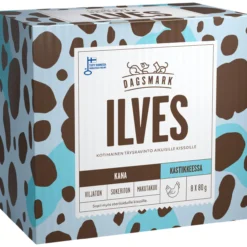Kissanruoka Dagsmark 8 x 80 g Ilves Kanaa kastikkeessa