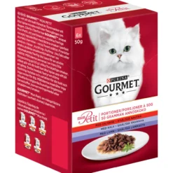 Kissanruoka Gourmet Mon Petit 6 x 50 g lihalajitelma