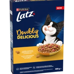 Kissanruoka Latz 400 g Doubly Delicious kanaa ja kalkkunaa