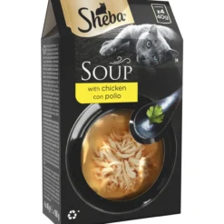 Kissanruoka Sheba 4 x 40 g Soup kana