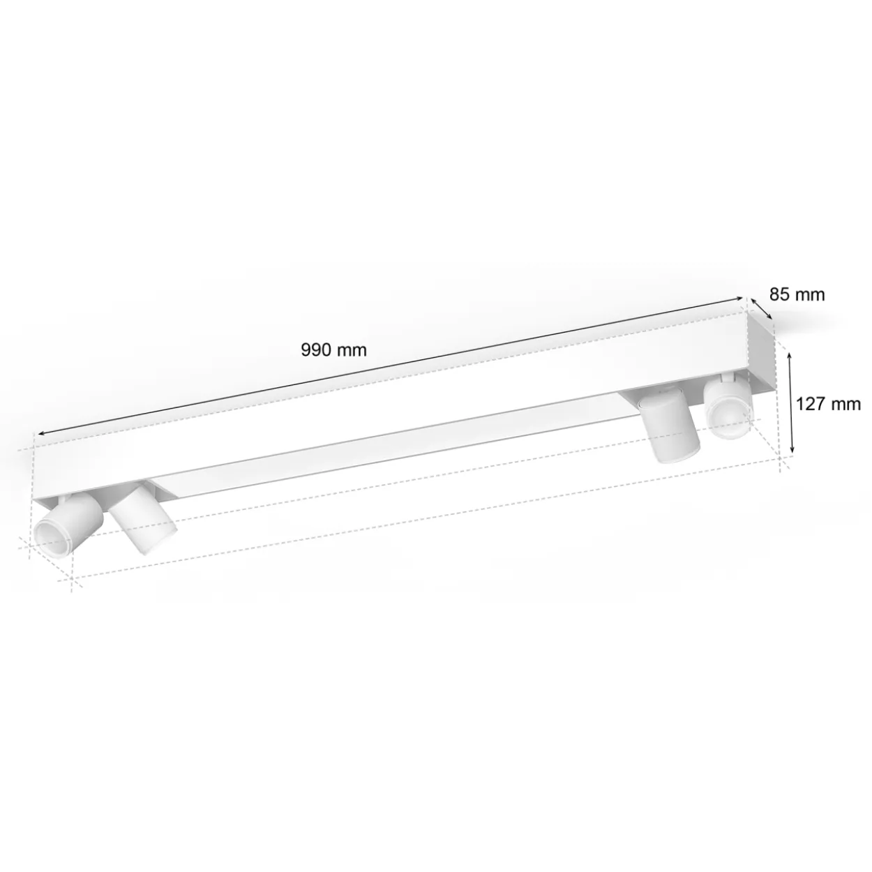 Kohdevalaisin Philips Hue Centris 4-spot, valkoinen