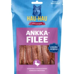 Koiran herkku Hau-Hau Champion 100 g Ankkafilee