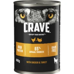 Koiranruoka Crave 400 g kana & kalkkuna