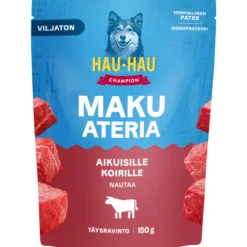 Koiranruoka Hau-Hau 150 g Makuateria nautaa