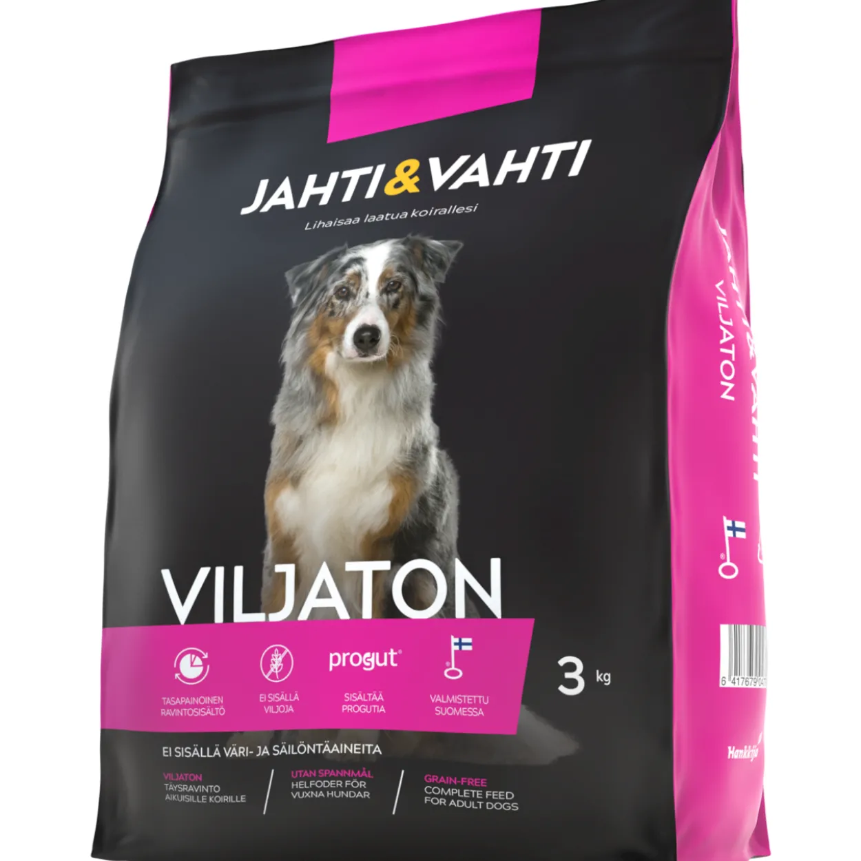 Koiranruoka Jahti&Vahti 3 kg viljaton