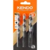 Konepuuteräsarja Kendo ∅ 8-12 mm 1/4" bit karalla