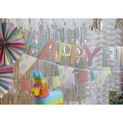 Koristenauha Let's Party 3 m Happy Birthday
