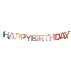 Koristenauha Let's Party 3 m Happy Birthday