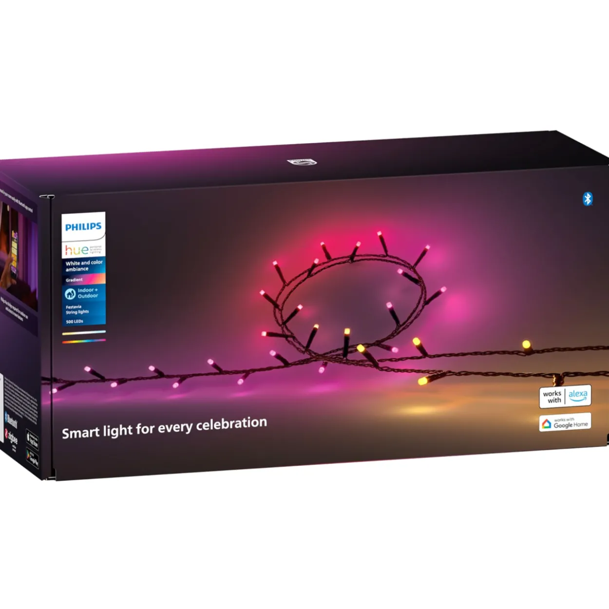Koristevalosarja Philips Hue Festavia 500 LED