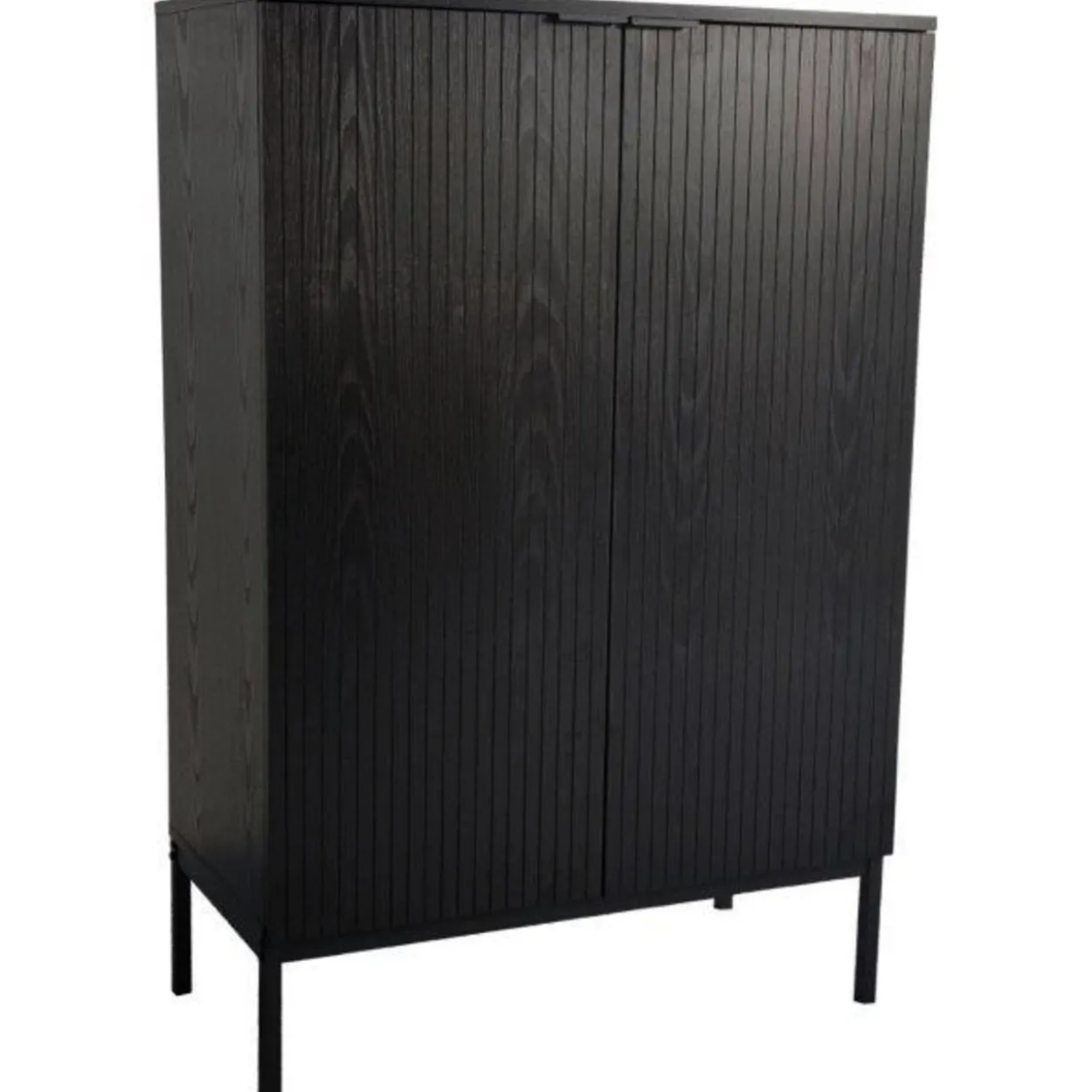Korkea ovikaappi Tenstar 80 x 40 x 120 cm Siera musta
