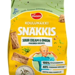 Koulunäkki Snäkkis Vaasan 150 g Sourcream & Onion