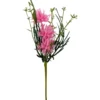 Kranssikoristeoksa Craftsy 33 cm kukat pinkki