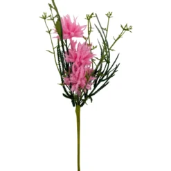 Kranssikoristeoksa Craftsy 33 cm kukat pinkki