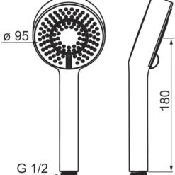 Käsisuihku Oras Apollo 254022