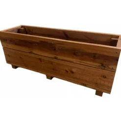 Kukkalaatikko 100 x 29 x 37 cm ruskea Patio Terassit
