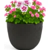 Kukkaruukku Multy Home Scalloped 36 cm, musta