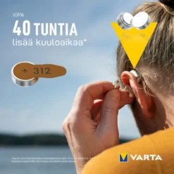 Kuulokojeparisto Varta 312 6 kpl