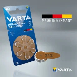 Kuulokojeparisto Varta 312 6 kpl