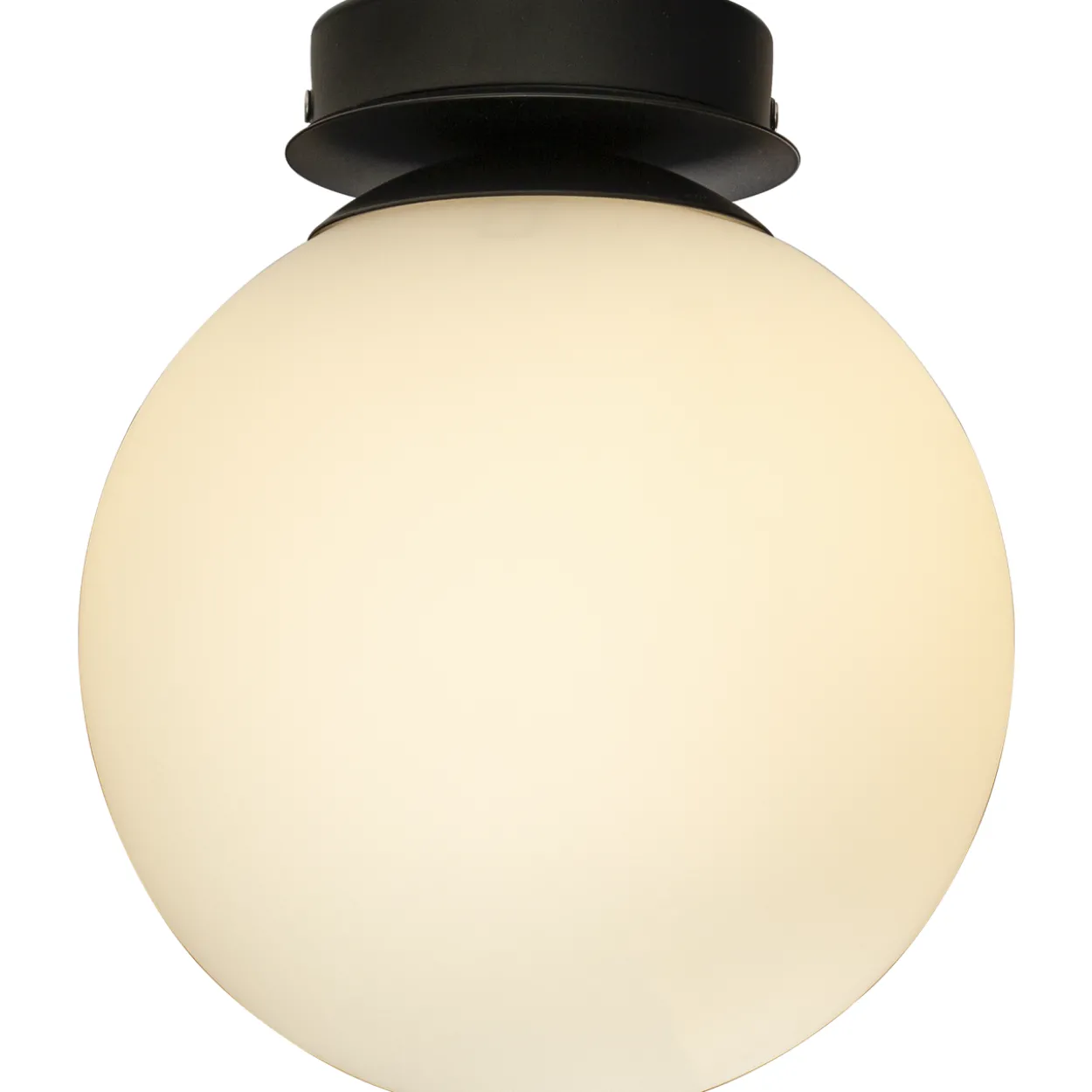 Kylpyhuoneen plafondi Aneta Lighting Lido musta/valkoinen