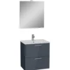 Kylpyhuonekalustesetti Vitra 3in1 Mia 60 cm antrasiitti
