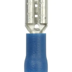 Laattaliitin naaras 6,35 x 0,8 mm, sininen