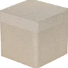 Lahjalaatikko Kotikulta 14 x 14 cm glitter kulta