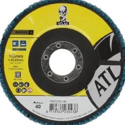 Lamellilaikka Atlas 115x22,23mm P40 lasikuitutausta