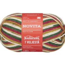 Lanka Novita 150 g 7 Veljestä Jouluraita
