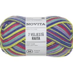 Lanka Novita 100 g 7 Veljestä Raita