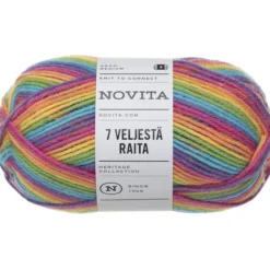 Lanka Novita 100 g 7 Veljestä Raita