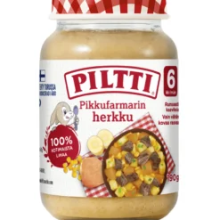 Lastenateria Piltti 190 g Pikkufarmarin herkku 6 kk