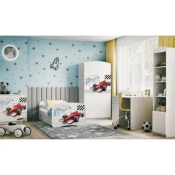 Lastensänky Kocot Kids Babydreams Formula laatikolla, valkoinen