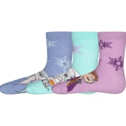 Lasten sukat Frozen 3 pr/pkt