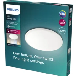 LED-kattovalaisin Philips Wawel 20 W säädettävä