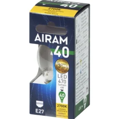 LED-koristelamppu kirkas 4,5 W E27 filam. 470 lm 360°