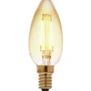 LED-kynttilälamppu AMBER antiikki 4,5 W 360 lm E14 2200K kirkas himmennettävä