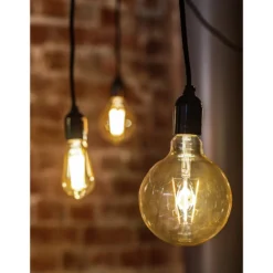 LED-kynttilälamppu AMBER antiikki 4,5 W 360 lm E14 2200K kirkas himmennettävä