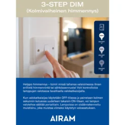 LED-lamppu Kynttilä 3-Step 4,5 W 2700K E14470 lm