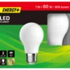 LED-lamppu 806 lm A60 E27 2 kpl