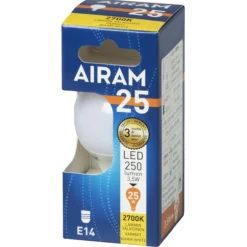 LED-mainolamppu, opaali,3,5 W E14 250 lm