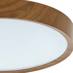 LED-plafondi Eglo Musurita 44 cm puu/valkoinen