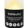LED-pöytäkynttilä Kotikulta 10 cm ulkokäyttöön