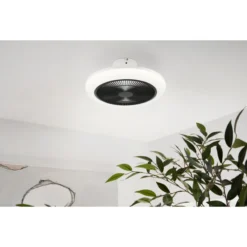 LED-tuuletinvalaisin Eglo Kostrena valkoinen/musta 3 x 8,5 W, IP20